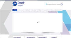 Desktop Screenshot of forensicsciencebureau.com